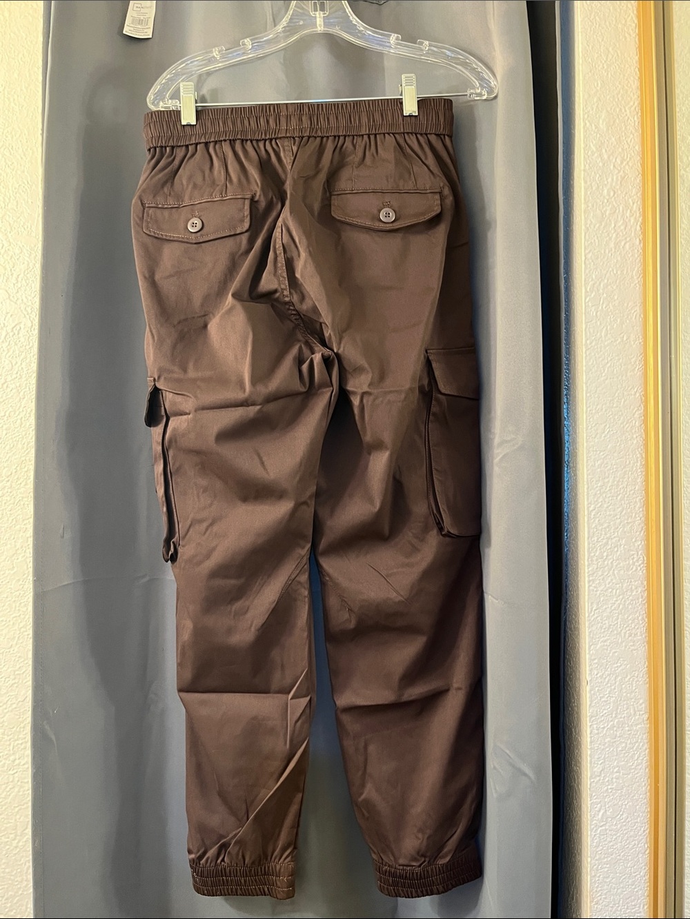 Women’s Cargo Drawstring Pants - Brown! NWOT!! - Picture 2 of 4